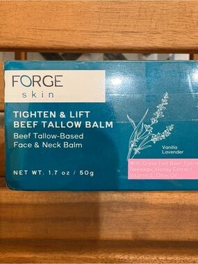 NEW Forge Skin Scented Tighten & Lift Beef Tallow Face & Neck Balm, 1.7oz / 50g